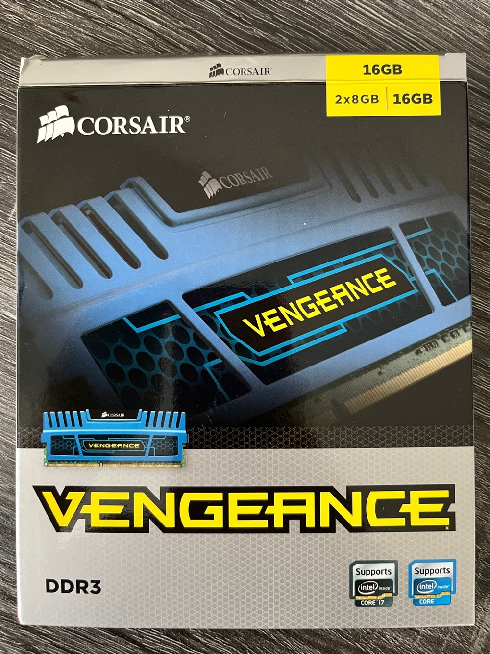 Corsair Vengeance RAM - 2x8GB DDR3 support i7